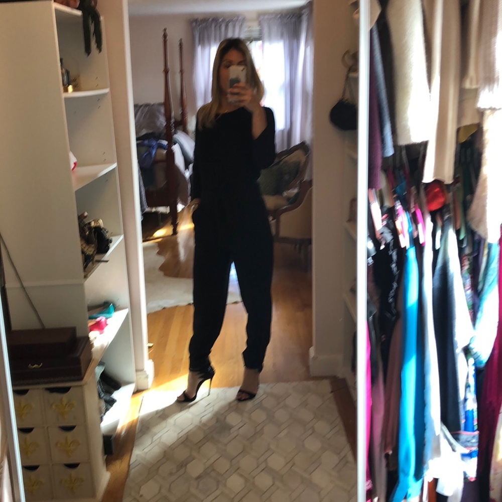 Belted jumpsuit